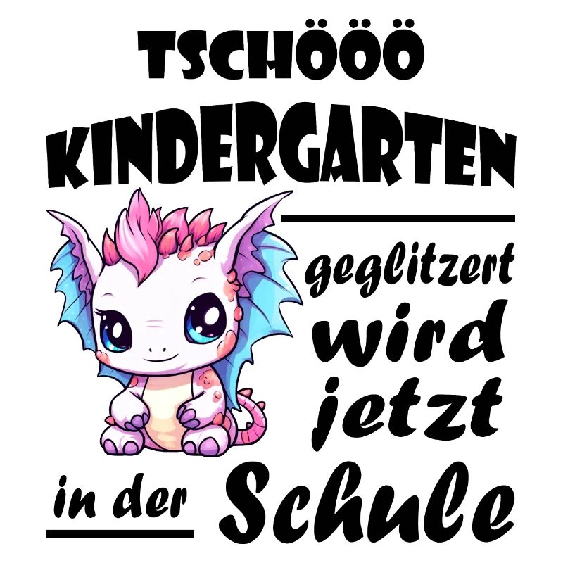 Einschulung Schulkind Drache