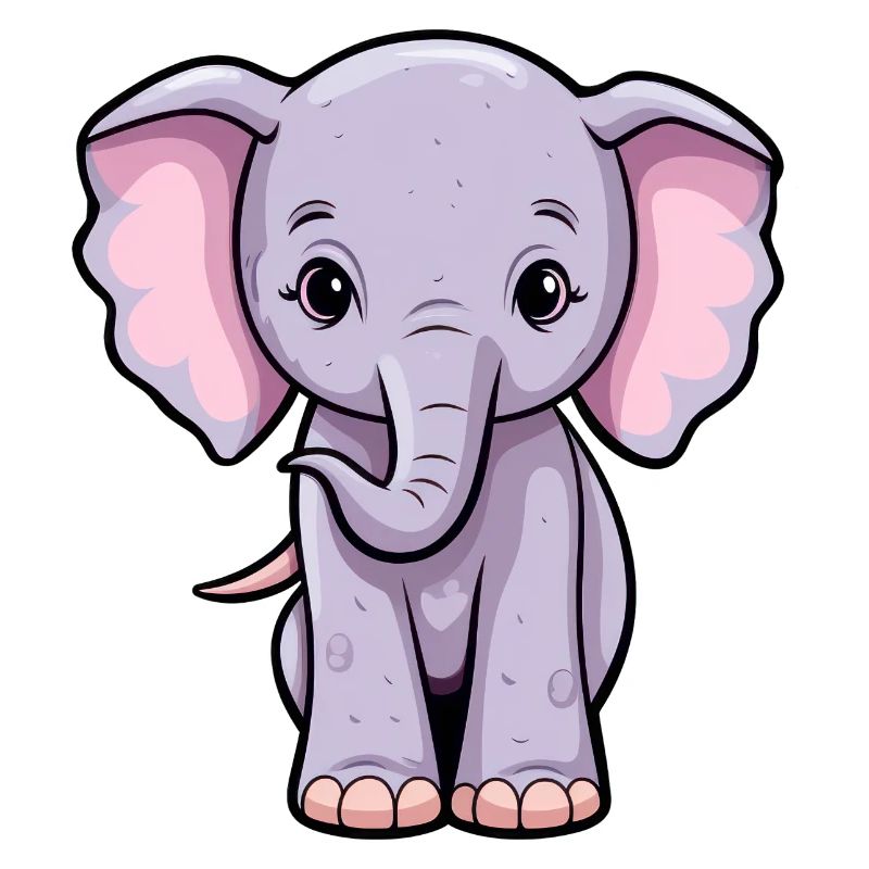 Baby Elefant Kawaii