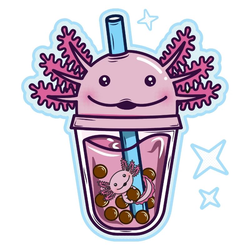 Axolotl Bubble Tee