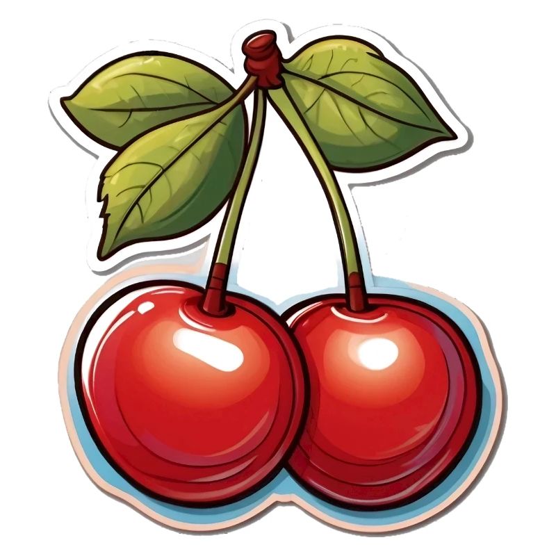 Leckere rote Kirschen
