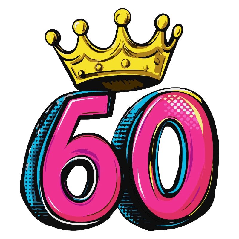 60 Zahl Krone