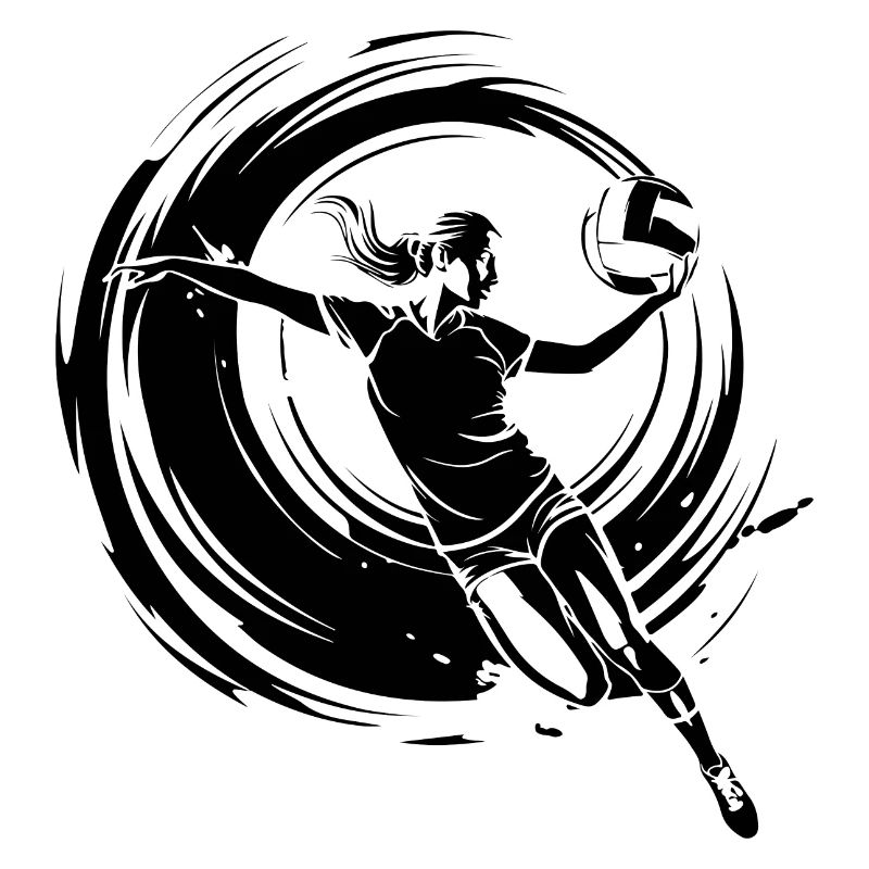 Volleyball Spielerin
