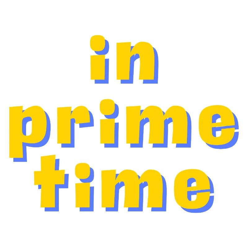 Typographie rétro 3D en prime time