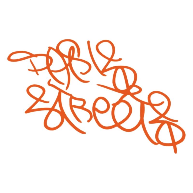 Oranges Pariser Graffiti