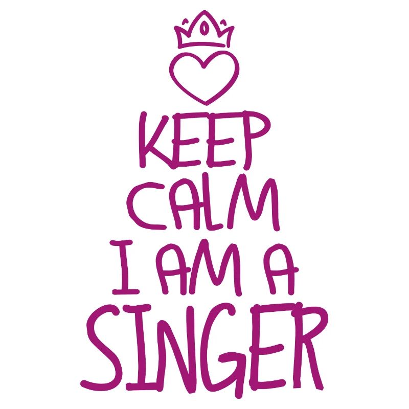 Keep Calm Singer Cool Singer Cadeau