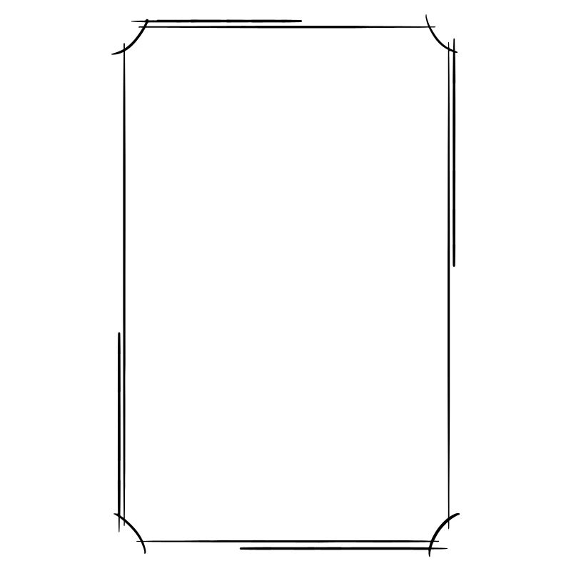 Decorative frame. Book / Gothic / Vampire Style.