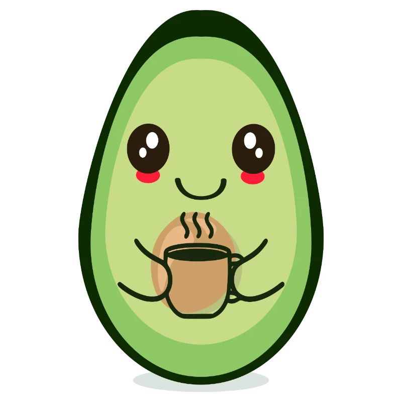 KAWAII AVOCADO KAFFEE