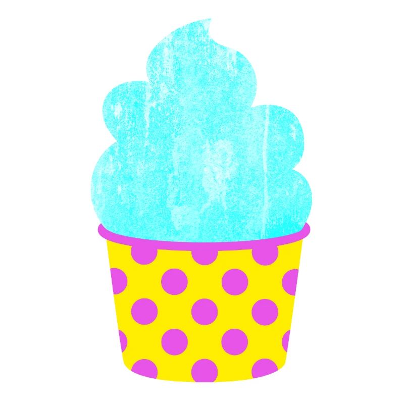Glace Glace Douce Glace Points Pastel d’été