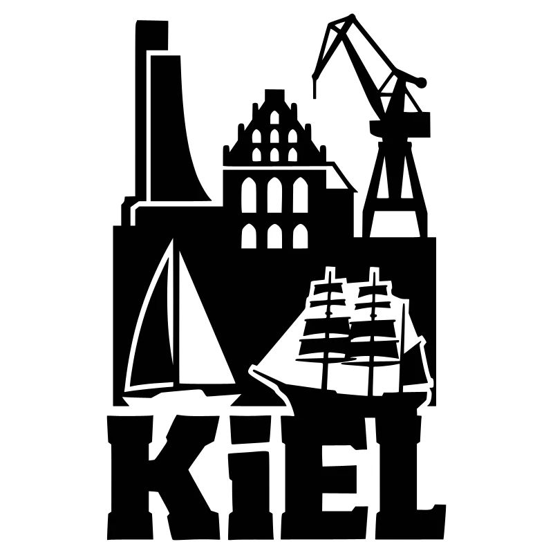 Monument de la silhouette de Kiel