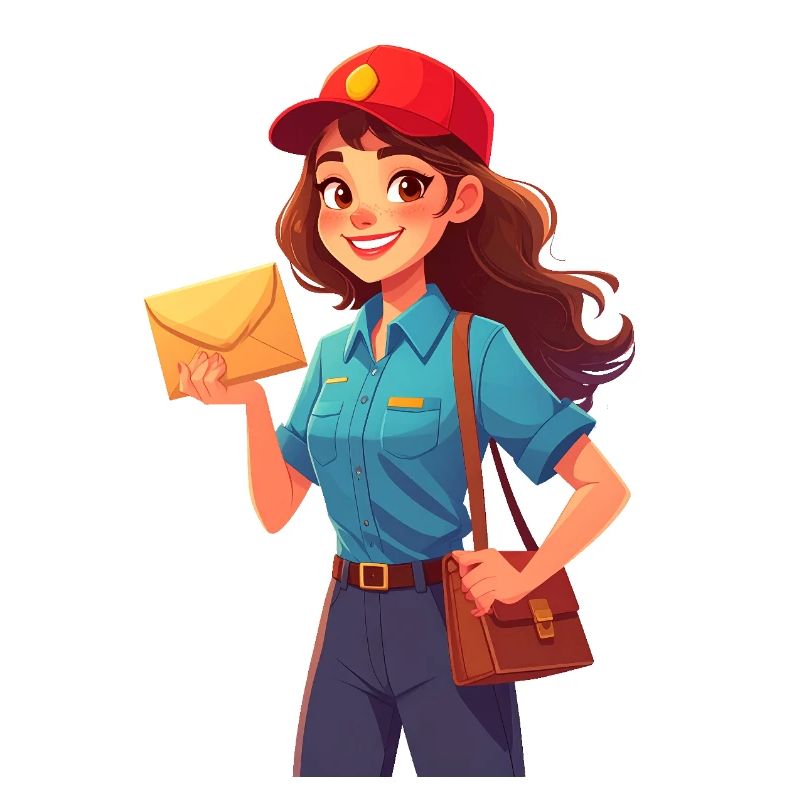 Postbotin / Briefträgerin