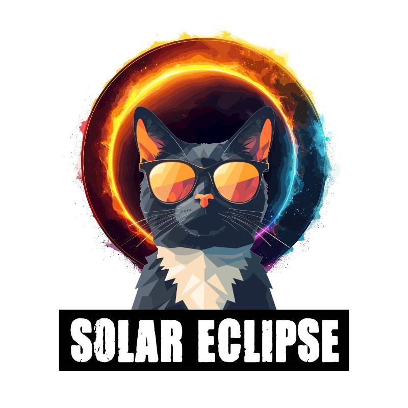 Sonnenfinsternis Katze