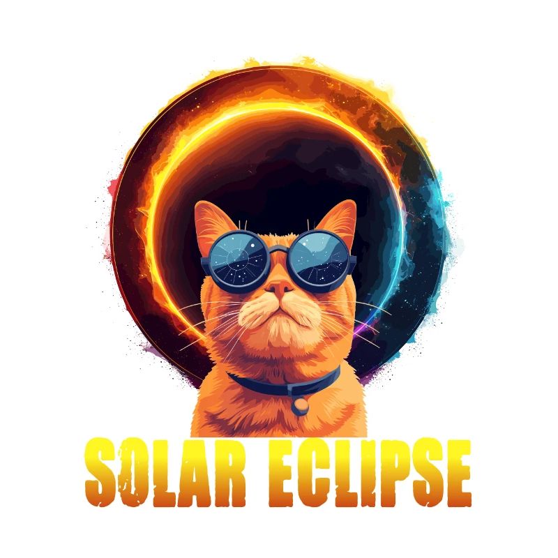 Sonnenfinsternis Katze
