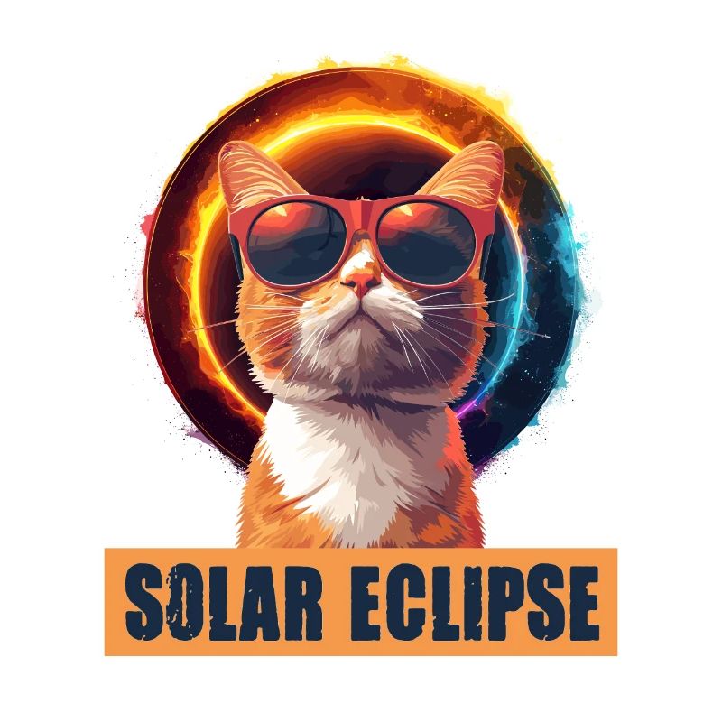 Sonnenfinsternis Katze