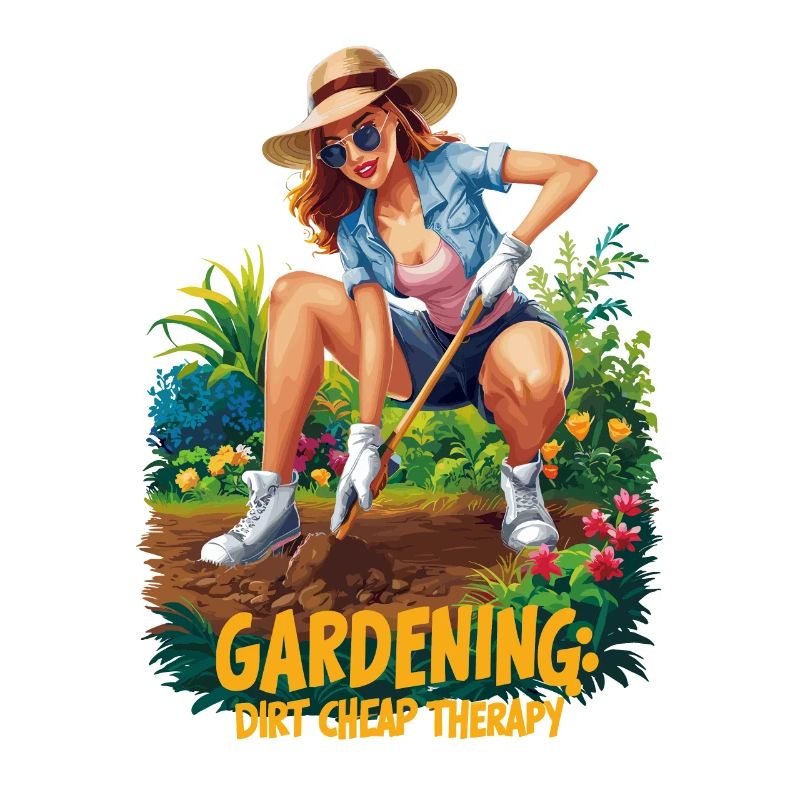 Lustige Gartenarbeit Spruch