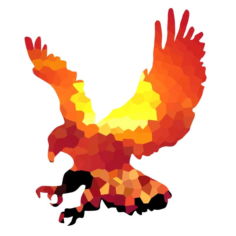 Oranger Falke