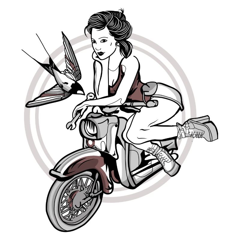 Schwalbe Lady // Illustration