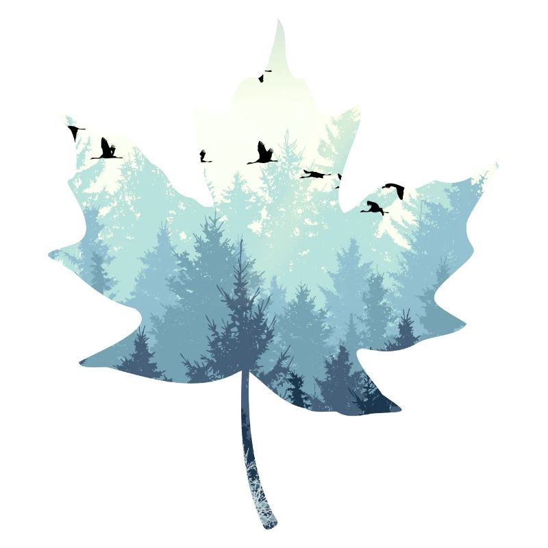 Leaf landscape