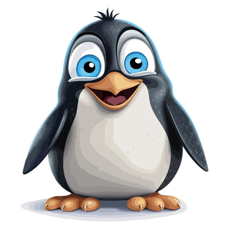 der strahlende Pinguin