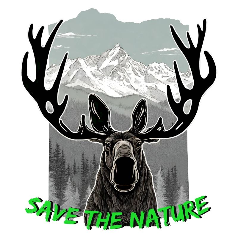 Moose "Save the Nature"