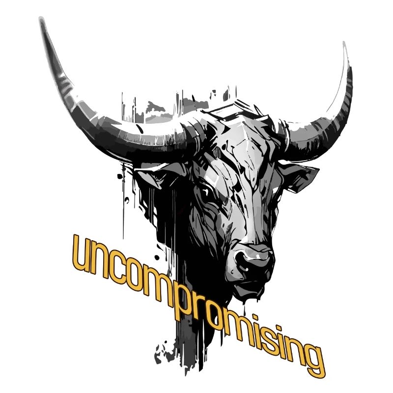 unnachgiebiger Stier
