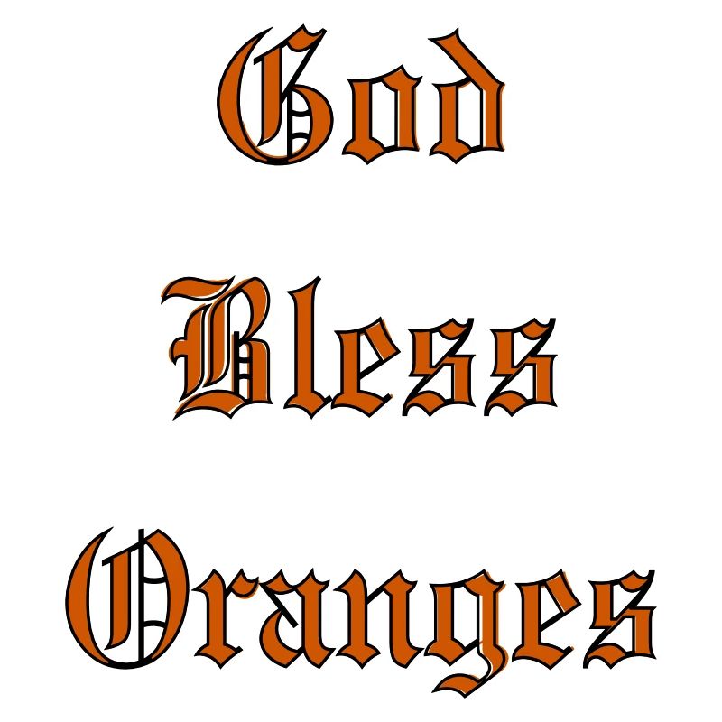 GodBlessOranges