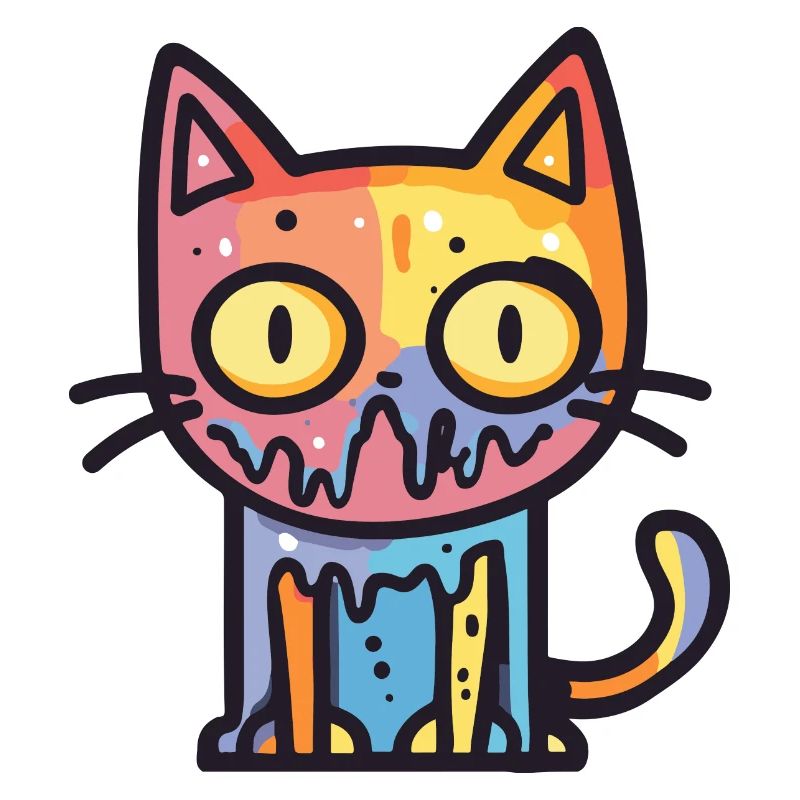 Katze Halloween Lustig