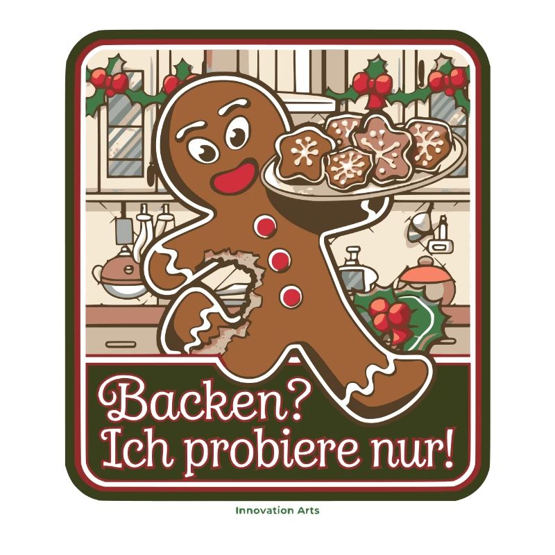 Lustiger Lebkuchenmann-Backspaß