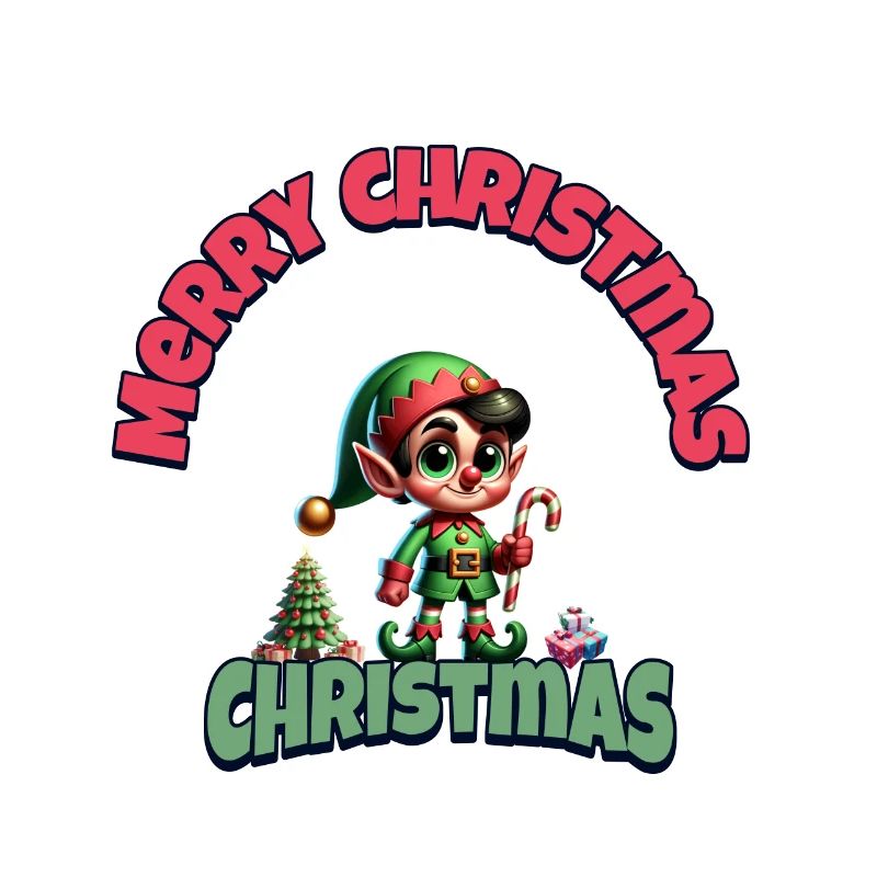 Fröhlicher Weihnachts-Elf
