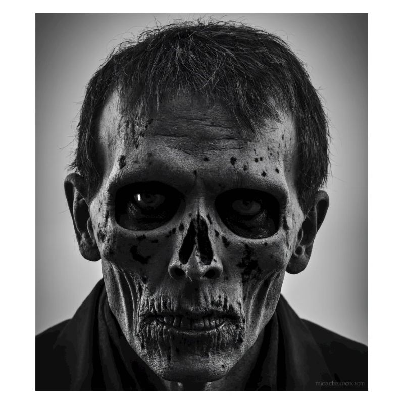 Zombie-Gesicht