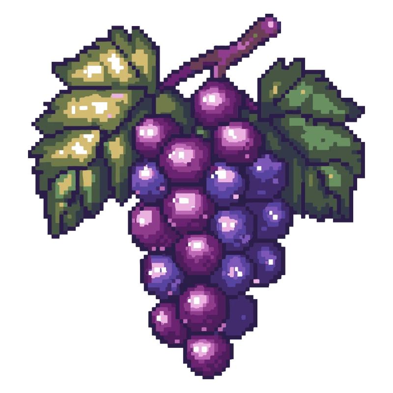 Weintrauben Pixel