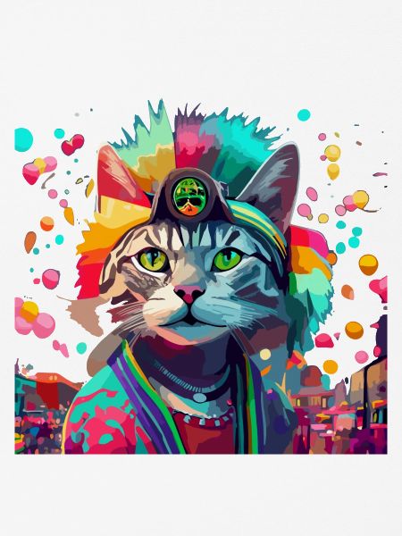 Festival Cat Geschenk