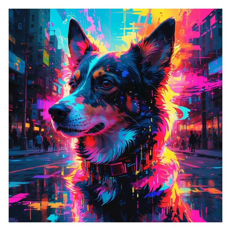 Neon Hund