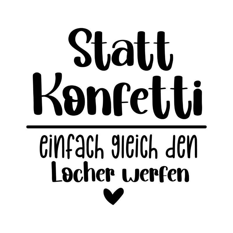 Locher Konfetti Werfen