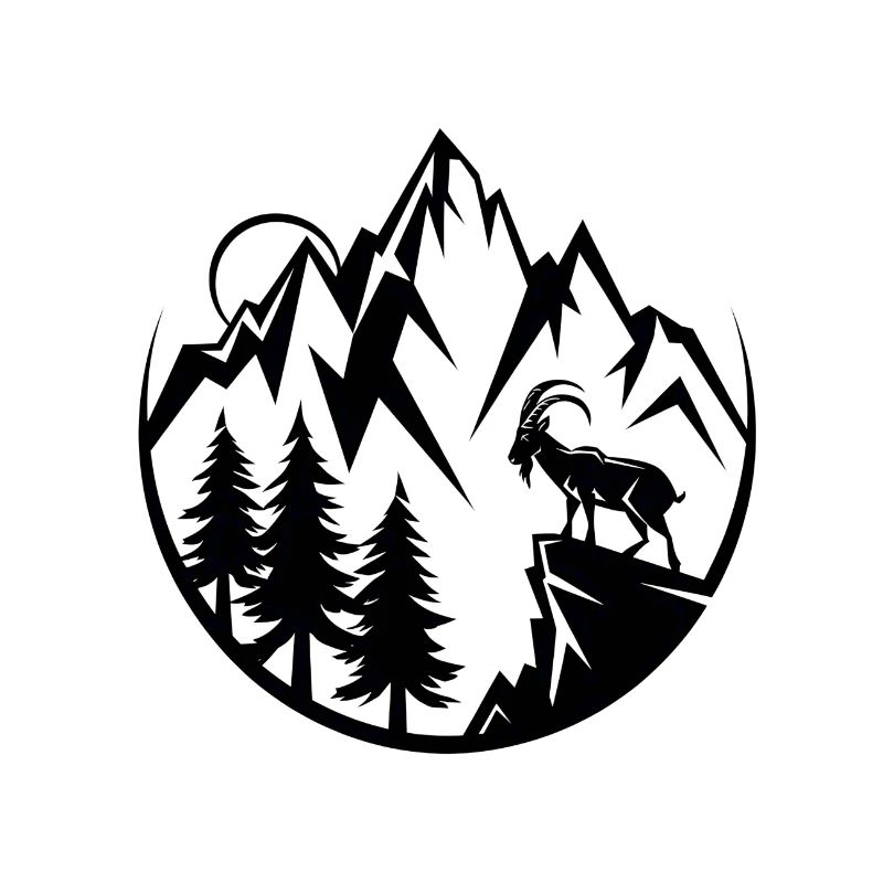 Alpen Berge Steinbock