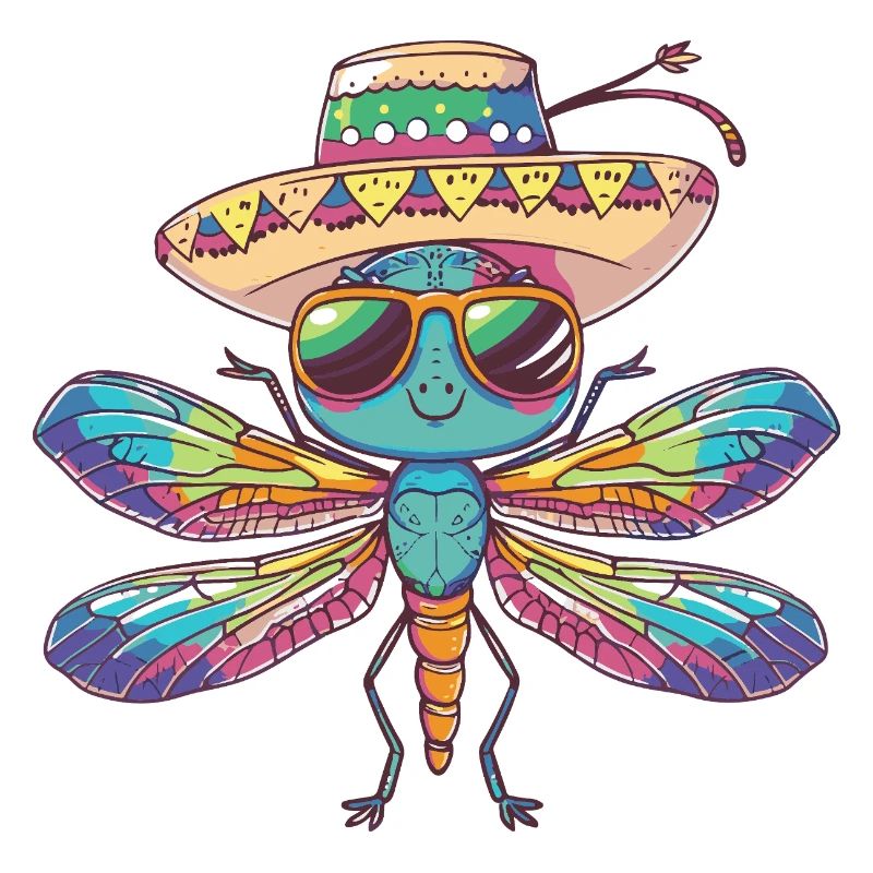 Libelle Lustig Sombrero