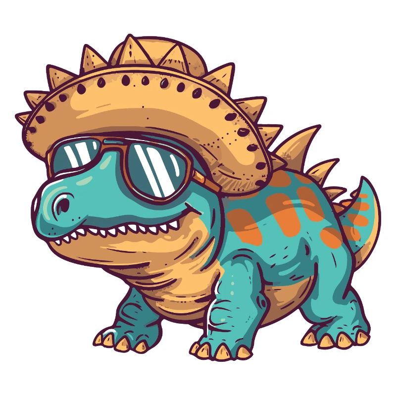 Dinosaurier stegosaurus Sombrero