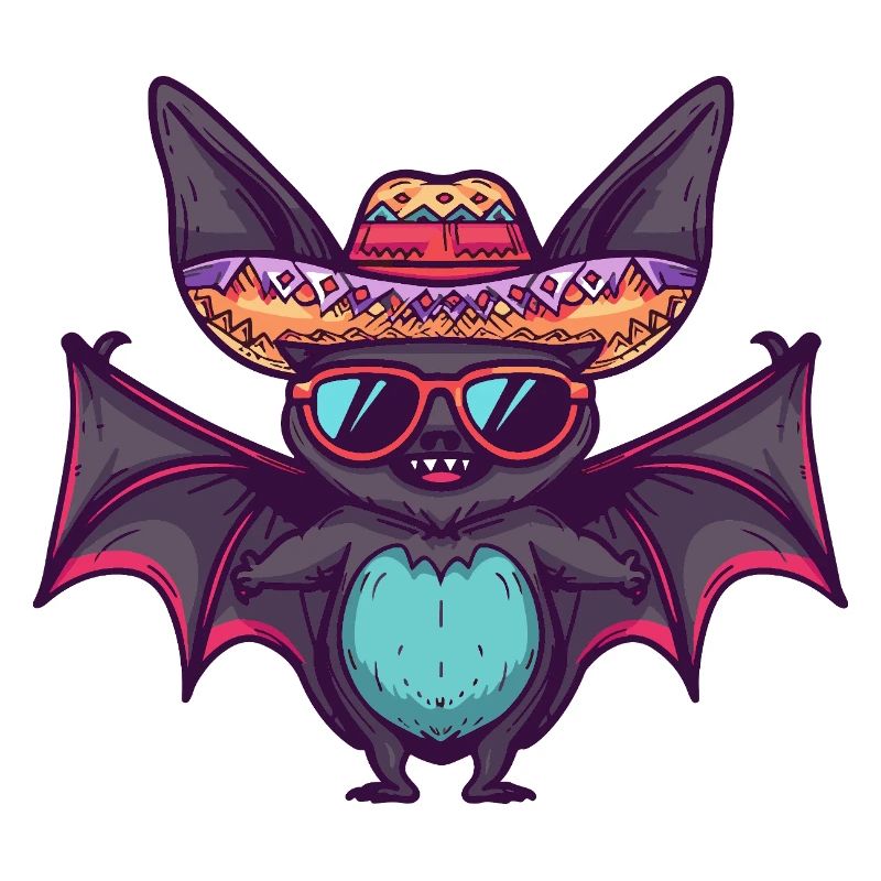 Fledermaus Lustig Sombrero