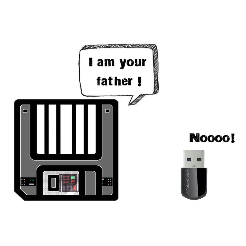 Diskette auf USB-Stick