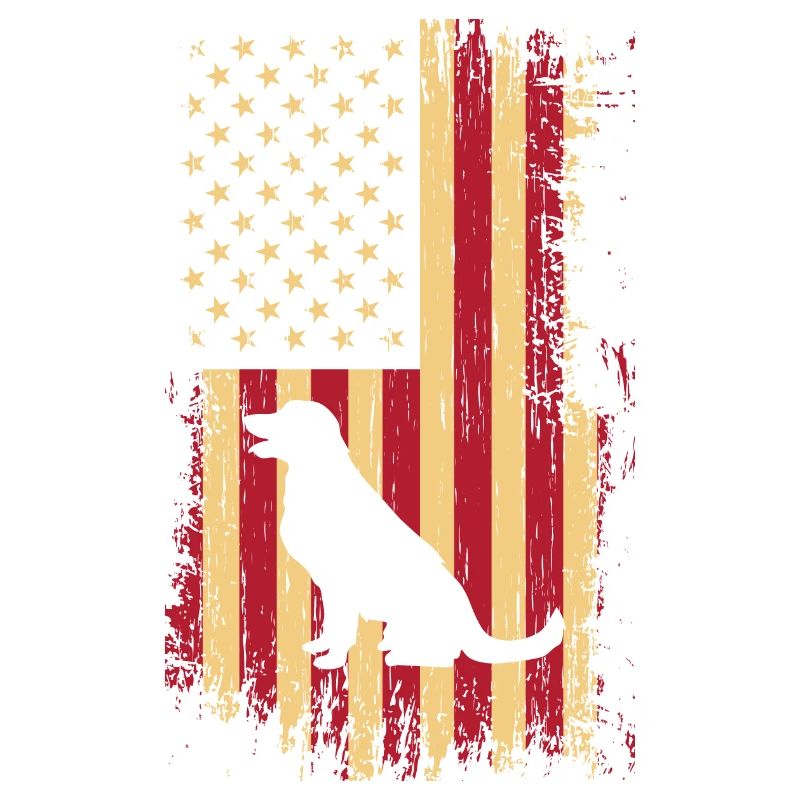 Drapeau des États-Unis du Labrador