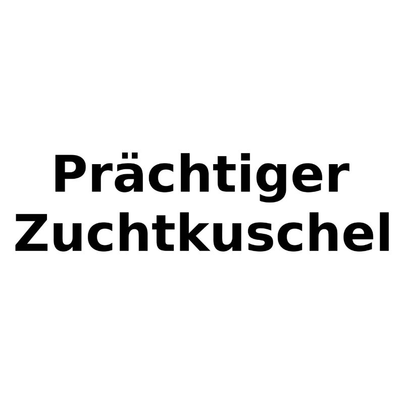 Prächtiger Zuchtkuschel
