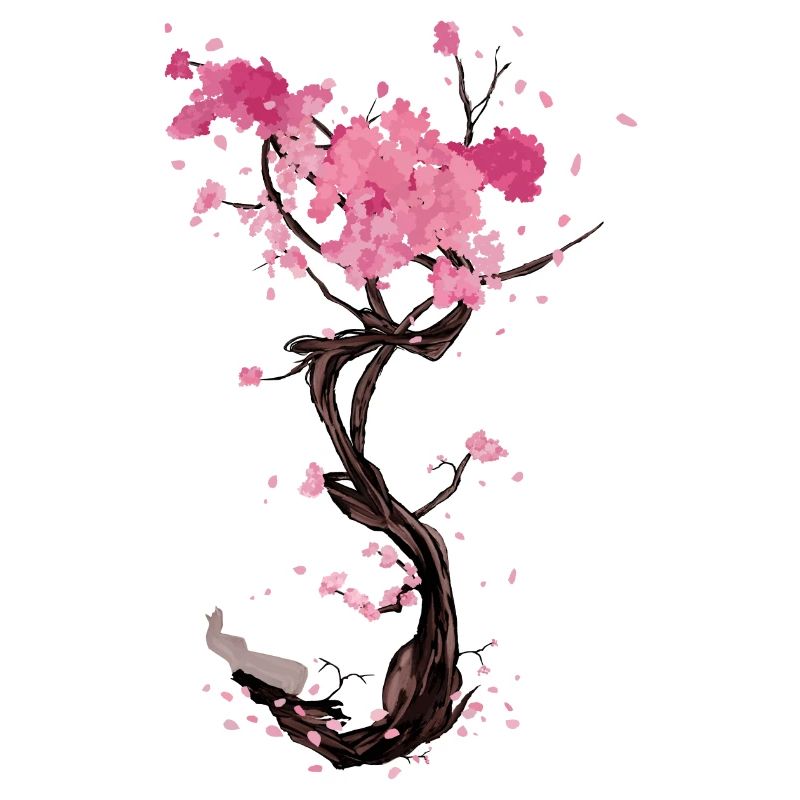 Sakura-Baum-Spiral-Floral