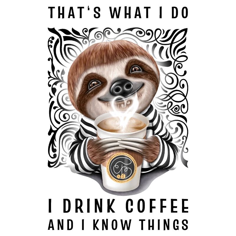 That's What I Do I Drink Coffee And I Know Things