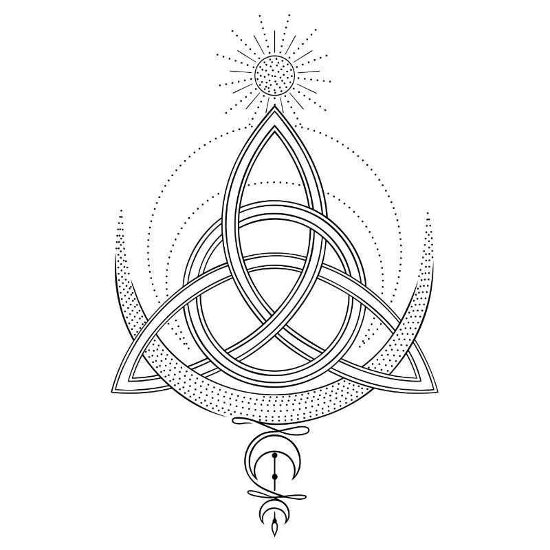 Trinity Knoten Triqueta Triquetra