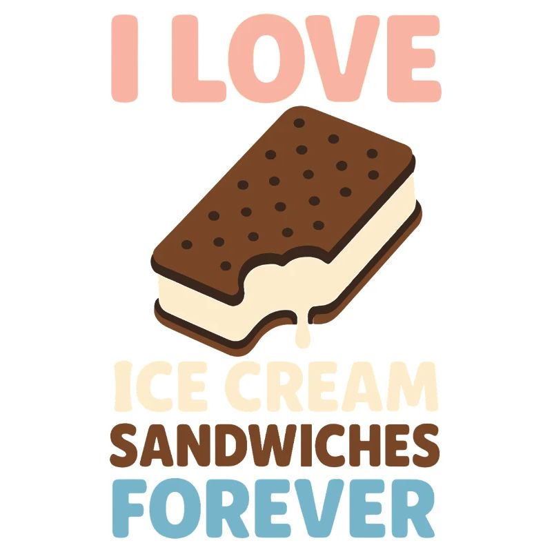 Eis-sandwich-liebhaber Sommerdessert