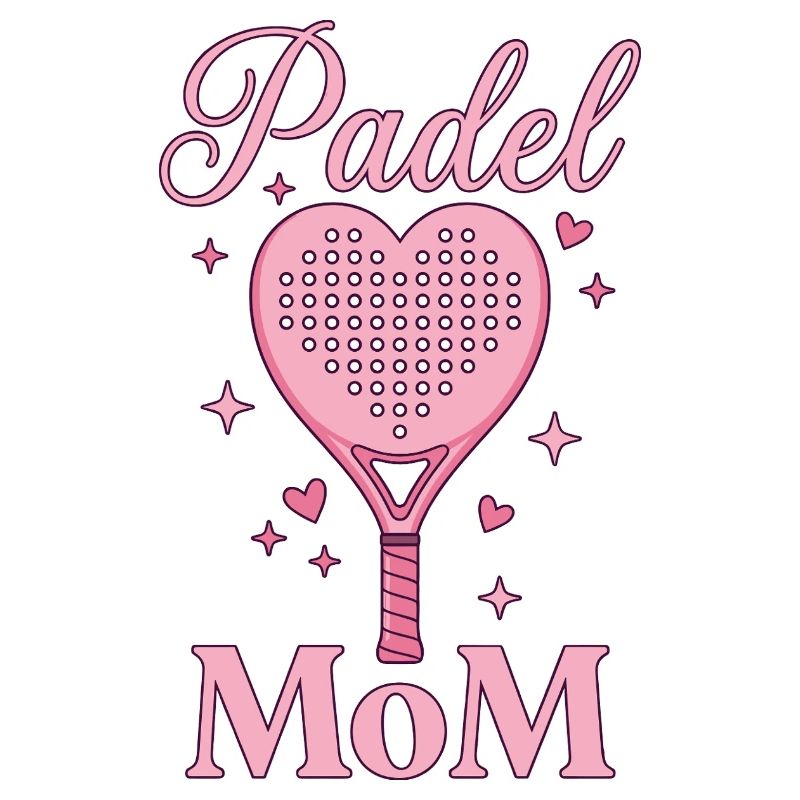 Padel Mom Herzpaddel