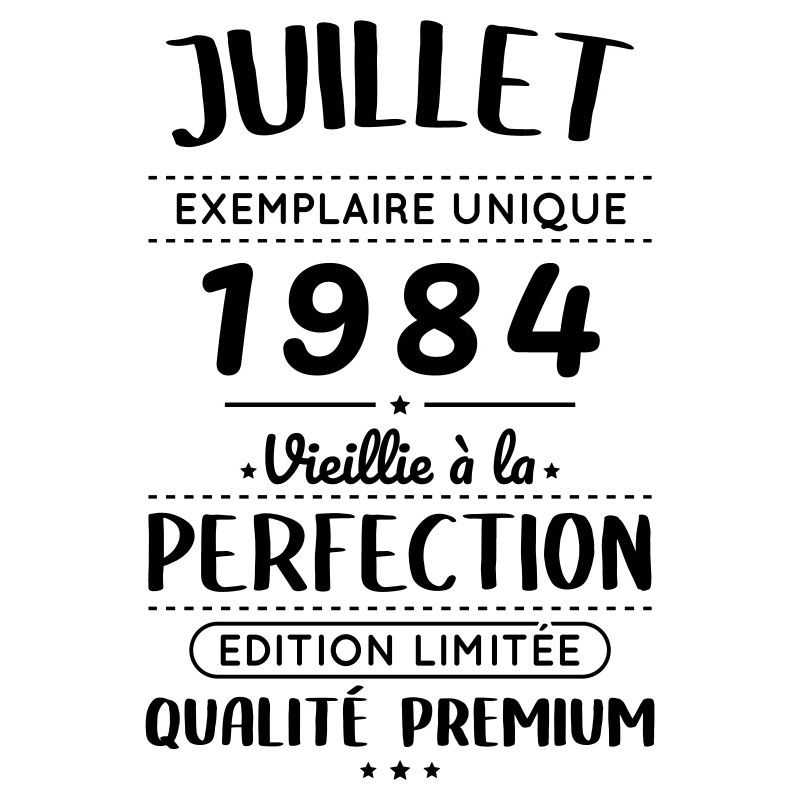 40-jähriges Jubiläum - Juli 1984 Perfektion