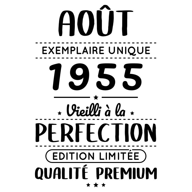 70-jähriges Jubiläum - August 1955 Perfektion