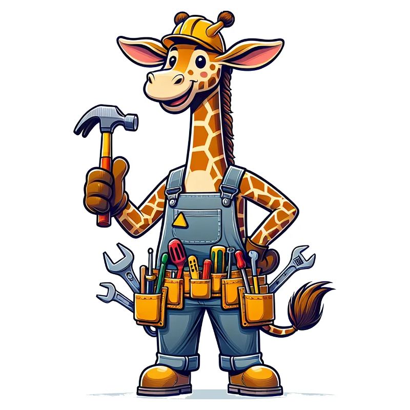 Cute Giraffe Craftsman