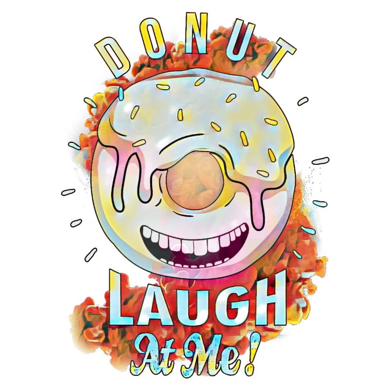 Les beignets se moquent de moi! Conception d'art