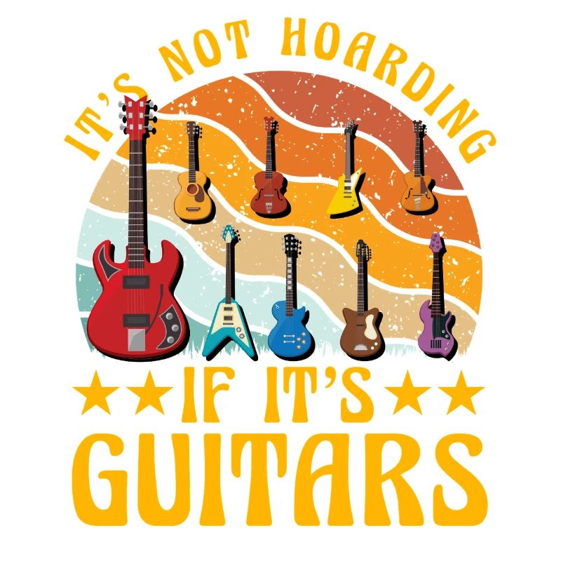 It's not hoarding if it's guitars